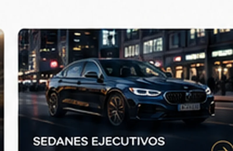 Sedán ejecutivo de noche